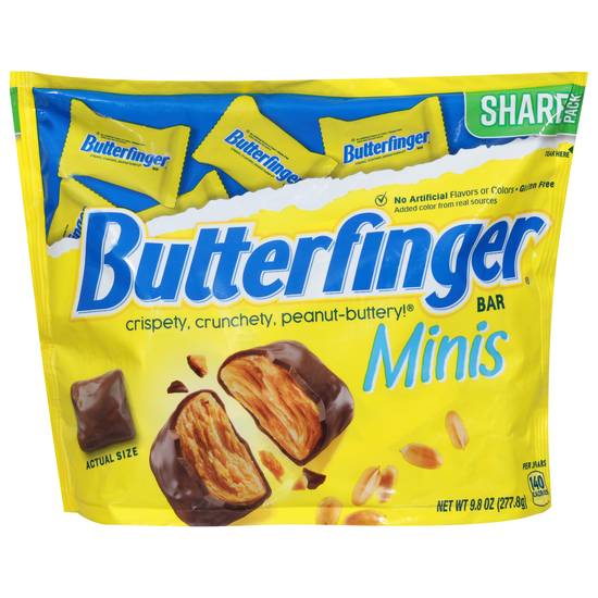 Butterfinger Chocolatey, Peanut-Buttery, Share pack Minis Bars