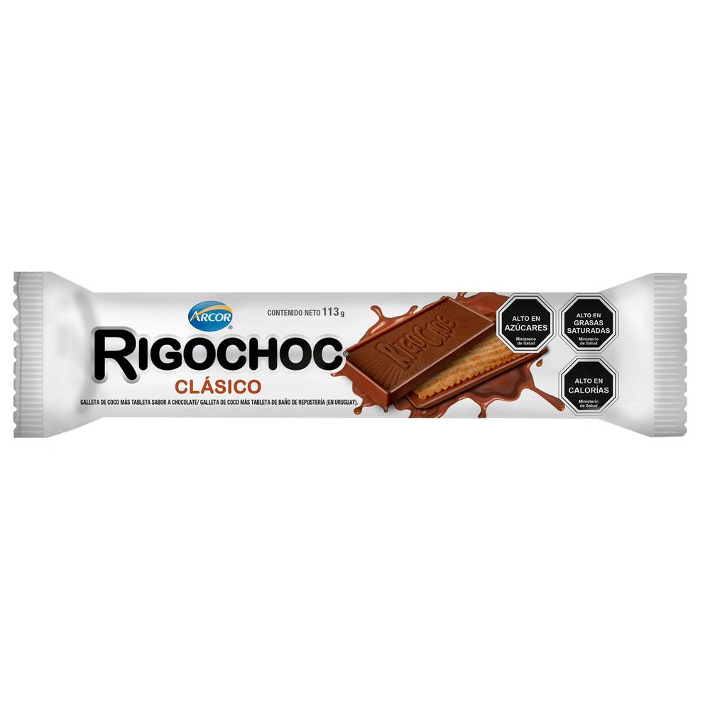 Rigochoc galletas con chocolate (bolsa 113 g)