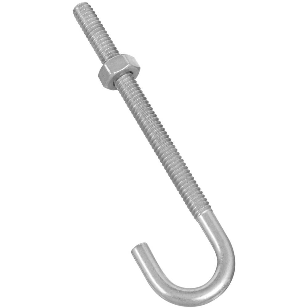 National Hardware 1/4-in x 4-in Zinc-plated Coarse Thread Bolt | N246-793