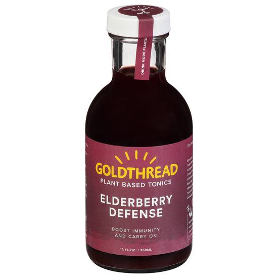 Goldthread Plant Based Elderberry Defense Tonics (12 fl oz)