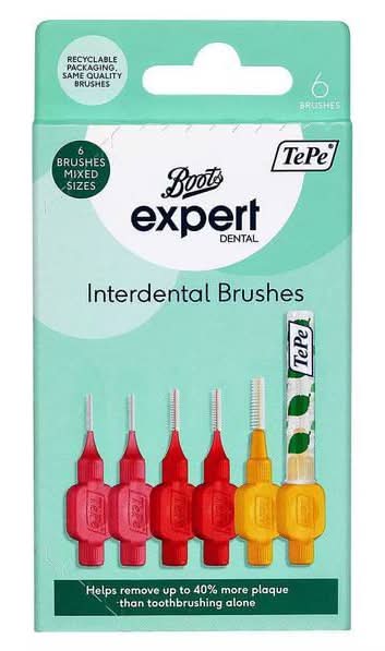 TePe Boots Expert Mixed Interdental Brushes (6 pack)