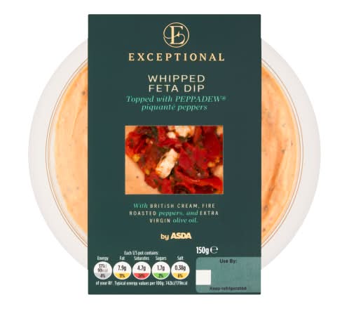 Asda - ASDA Exceptional Whipped Feta Dip (150g) - Delivery in Under an Hour 