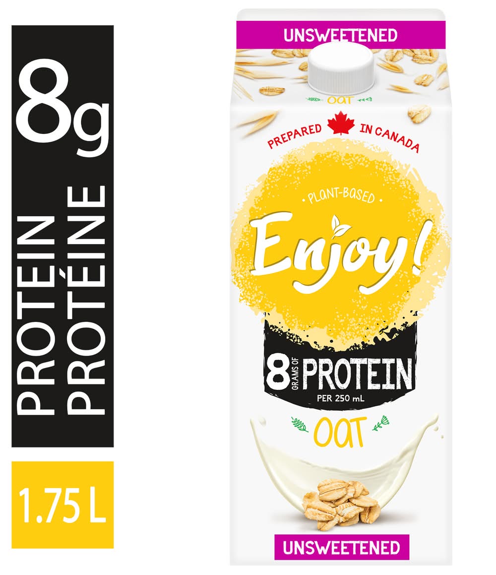 Enjoy! Oat Unsweetened Original Plant-Based Beverage (1.75 L)