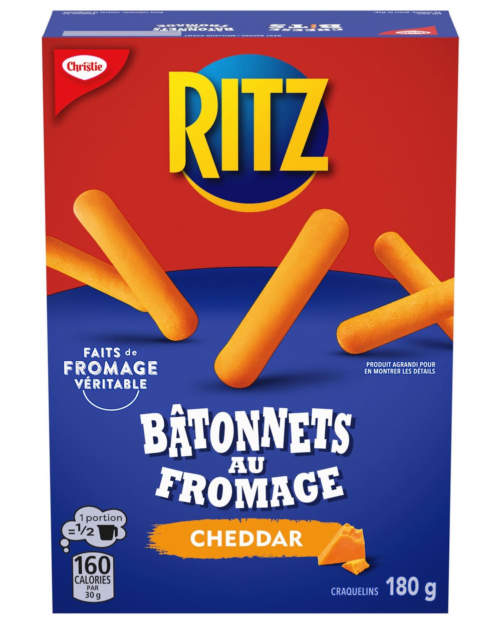 Ritz Cheese Bits Crackers, Cheddar (180 g)