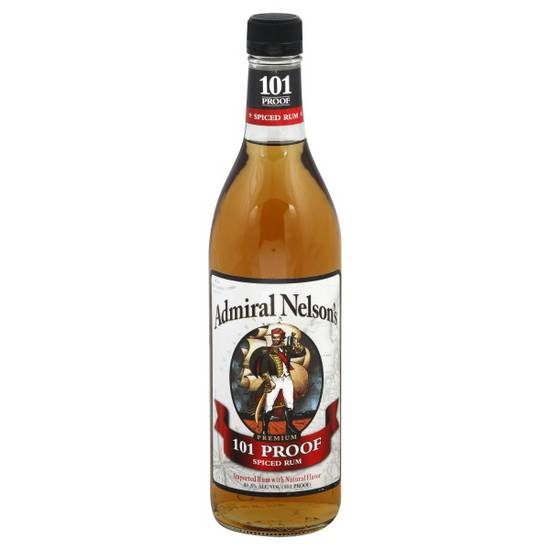 Admiral Nelson's 101 Proof Spiced Rum (750ml bottle)