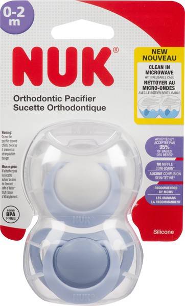 Nuk suce pour nouveau-né - orthodontic pacifier (2 units)