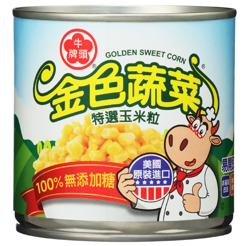牛頭牌金色蔬菜特選玉米粒-易 <340g克 x 1 x 1Set組>