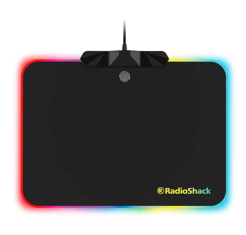 RadioShack · Mouse pad gamer con iluminación (240 g)