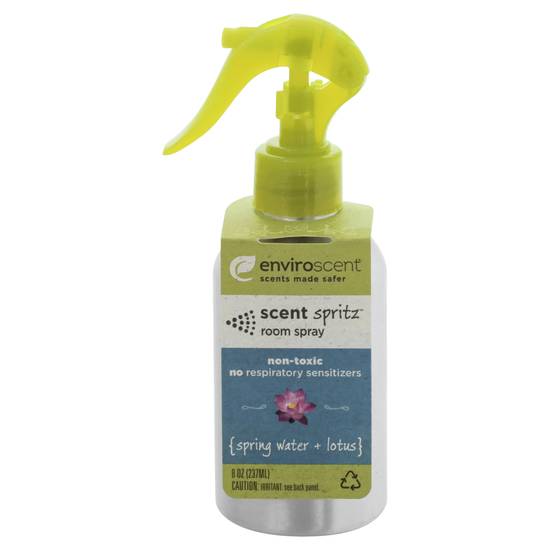 Enviroscent Spring Water + Lotus Scent Spritz Room Spray (8 fl oz)