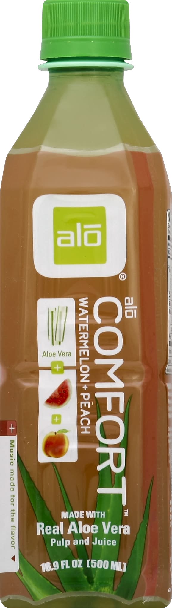 Alo Comfort Aloe Vera Juice, Watermelon & Peach (16.9 fl oz)