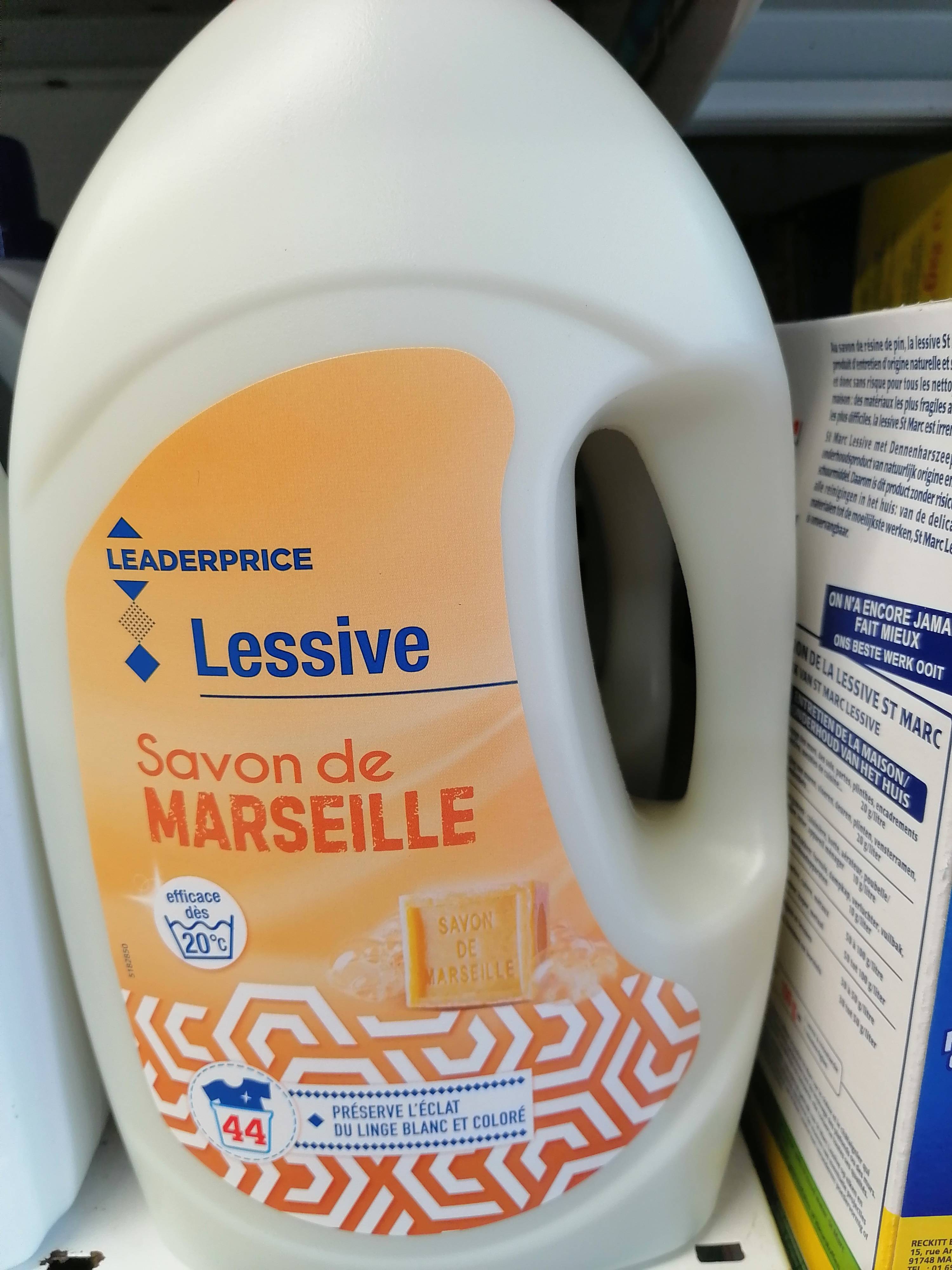 Lessive liquide Marseille 2,2l 44d lpn