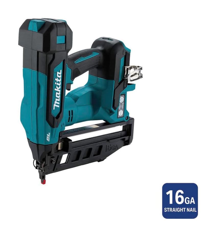 Makita 18V Lxt Lithium-Ion Brushless Cordless 2-1/2 In. Straight Finish Nailer, 16-Gauge (Tool Only)
