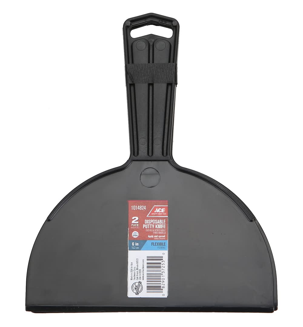 ACE 6 In. W Plastic Flexible Scraper
