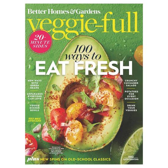 Better Homes & Gardens 2022 Veggie-Full Magazine