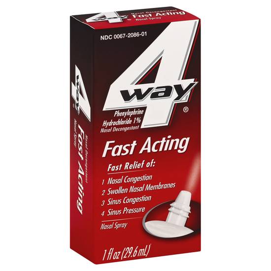 4 Way Fast Acting Nasal Congestion Relief