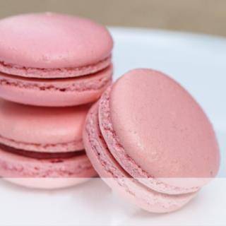 Macaron Pay de Fresas.