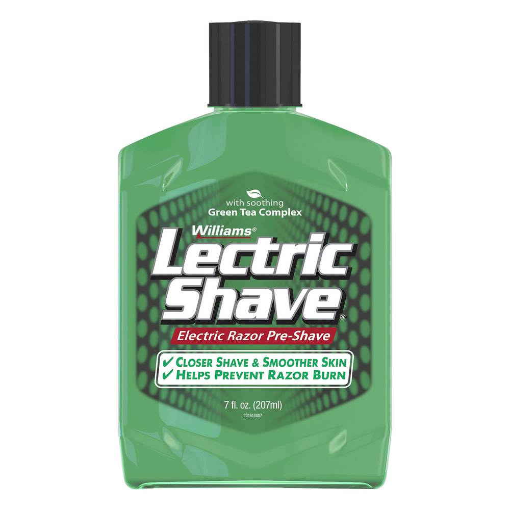 Williams Lectric Shave Electric Razor Pre-Shave (7 fl oz)