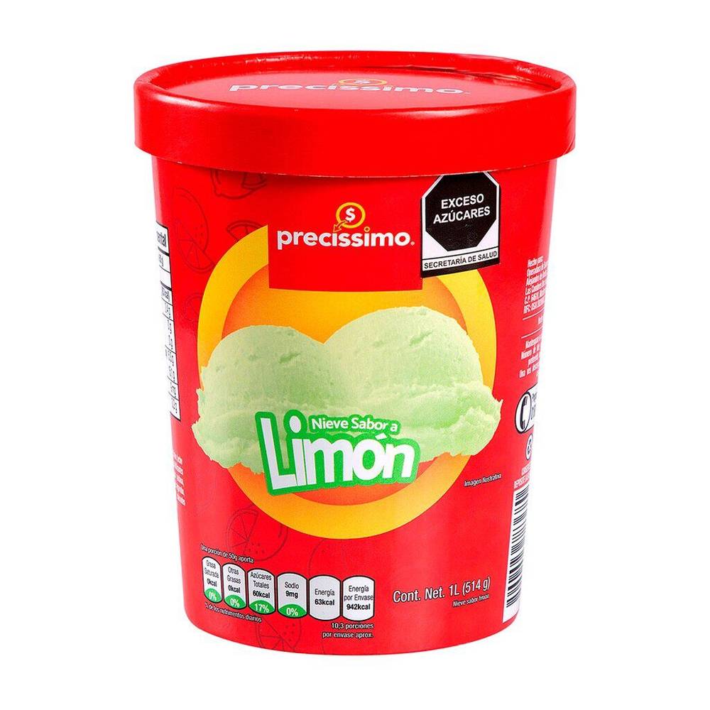 Precíssimo helado de limon precissimo . (1 lt)