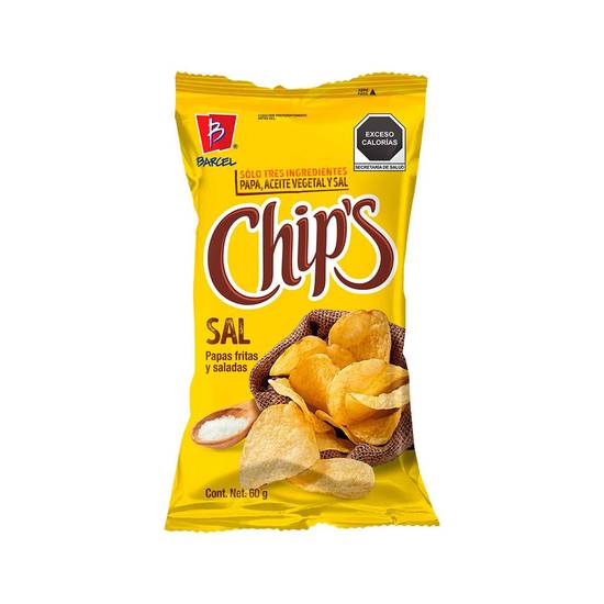CHIPS SAL BARCEL 60GR