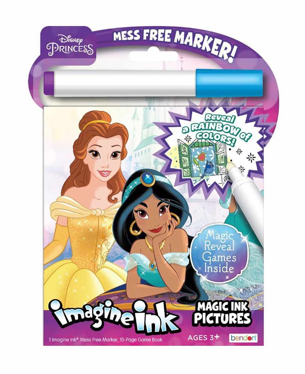 Imagine Ink Licensed Magic Ink Pictures Book Assorted
