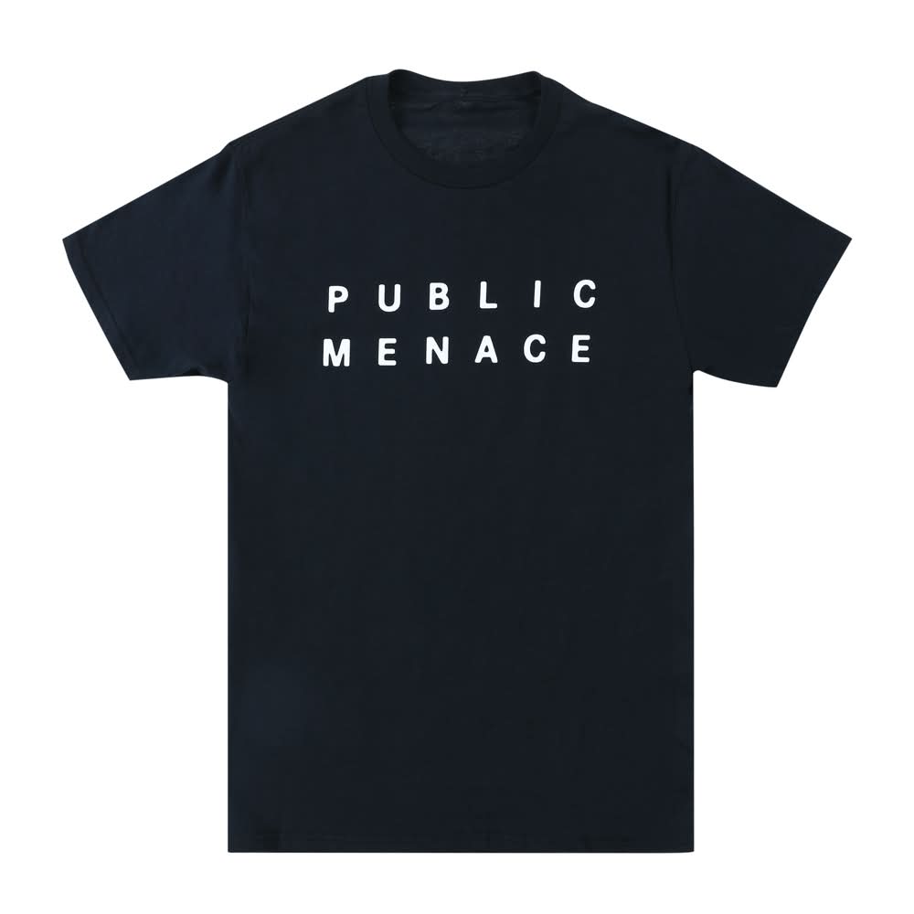 Public Menace Graphic Tee Small Black