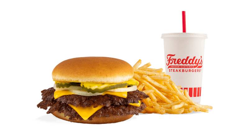 #1 Freddy's Original Double with Cheese Combo