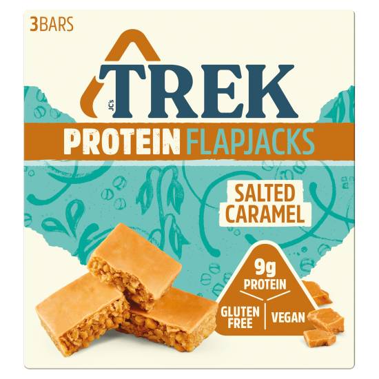 Trek Salted Caramel Protein Flapjacks 3 X 50g