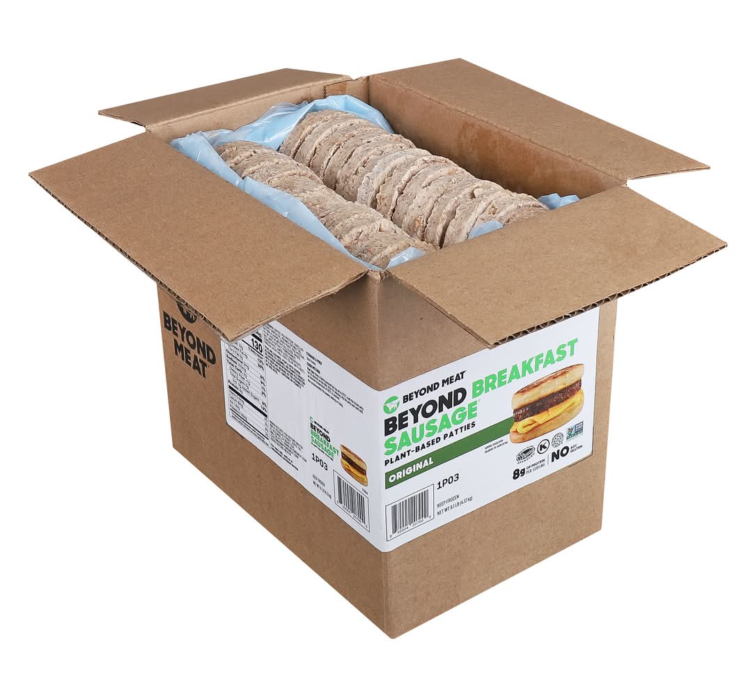Beyond Meat Original Plant-Based Breakfast Sausage Patties (9.19 lbs, 90 ct)
