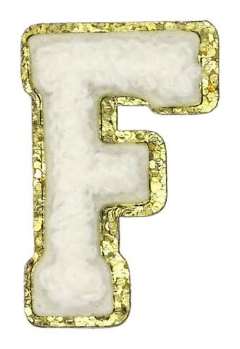 1.5" White Chenille Patch By Make Market