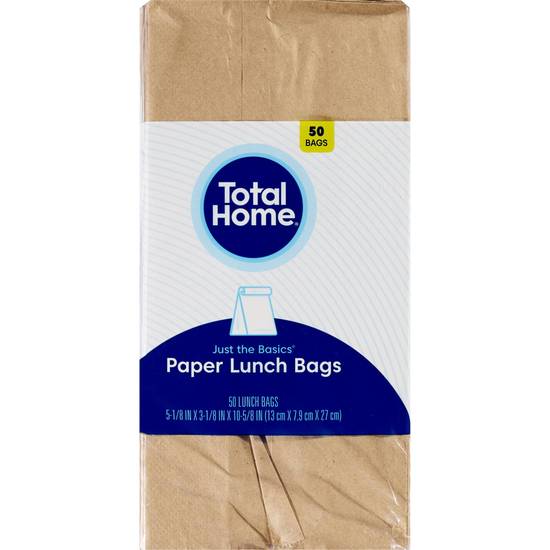 Just The Basics Paper Lunch Bags, 50 ct
