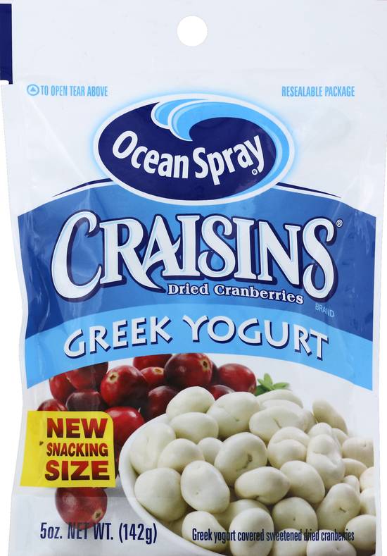 Ocean Spray Craisins Greek Yogurt Covered Dried Cranberries