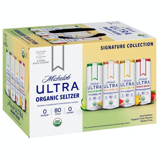 Michelob Ultra Organic Seltzer -Signature Collection (12ct, 12 fl oz )