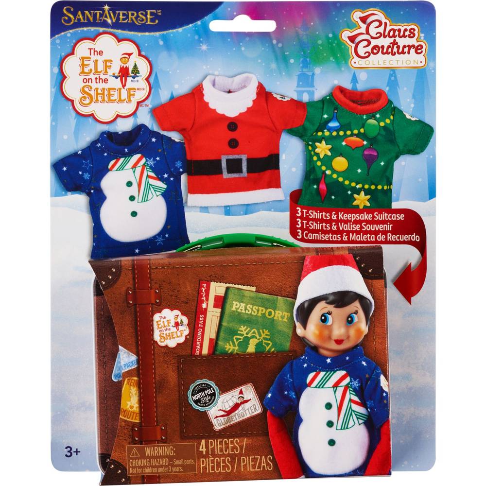 The Elf On The Shelf Sweet Treats T-Shirts & Keepsake Suitcase