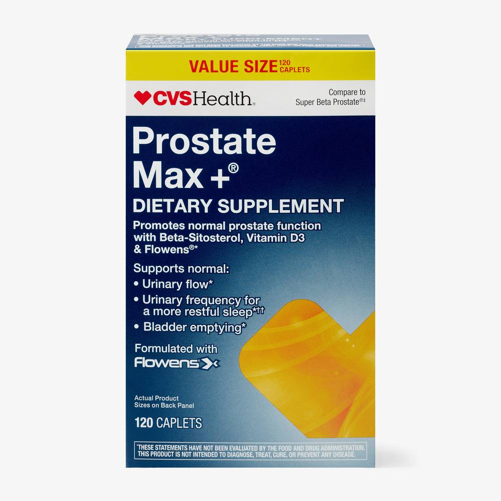 CVS Health Prostate Max + Caplets Dietary Supplement (120 ct)