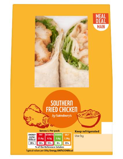 Sainsbury's Southern Fried Chicken Wrap