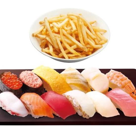 厳選12種1人前(12貫)ポテトセット(ubereats限定)