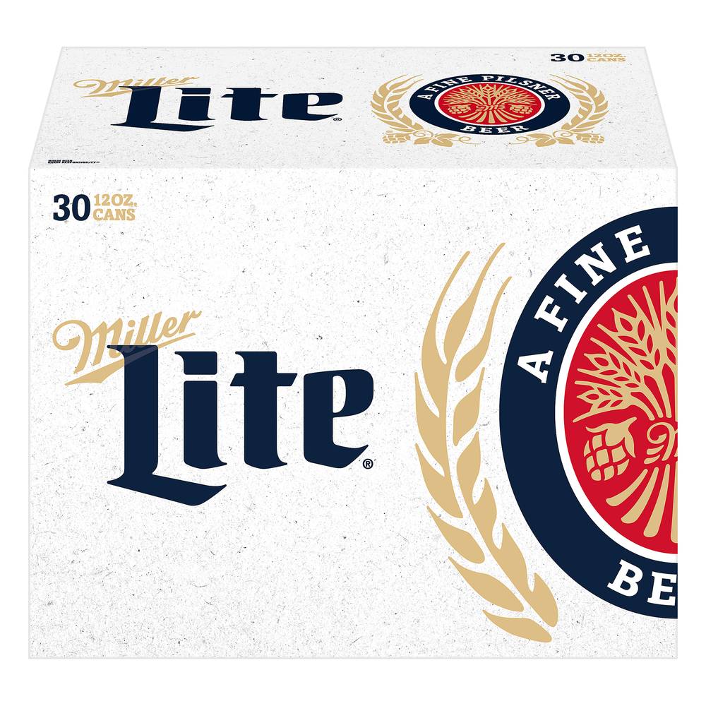 Miller Lite a Fine Pilsner Beer (30 pack, 12 oz)