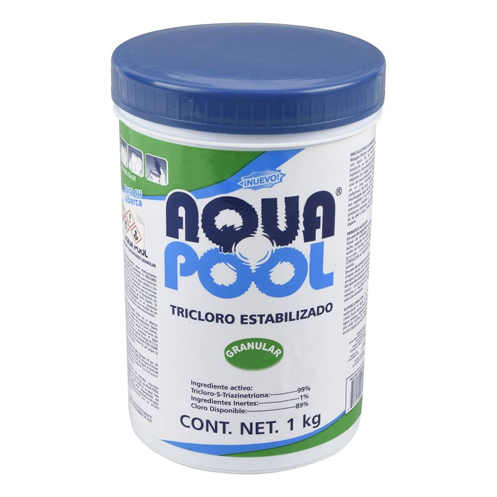 Aqua pool tricloro estabilizado granular (bote 1 kg)