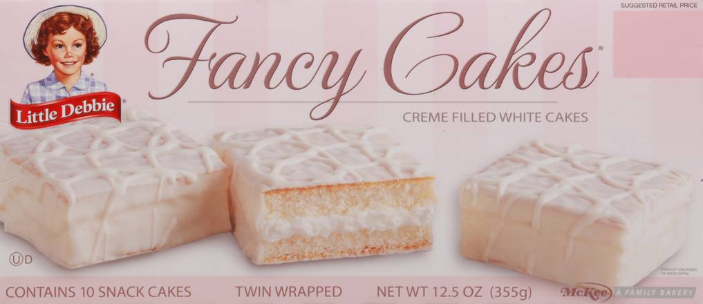 Little Debbie Creme Filled White Fancy Cakes (10 ct)