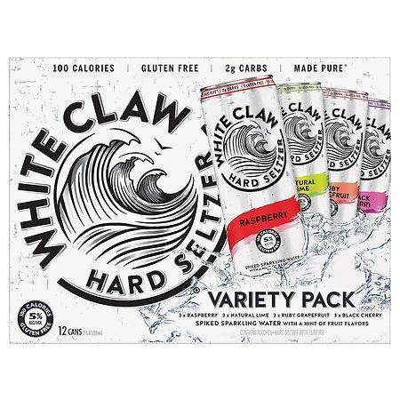 White Claw Hard Seltzer Variety - 12.0 oz x 12 pack