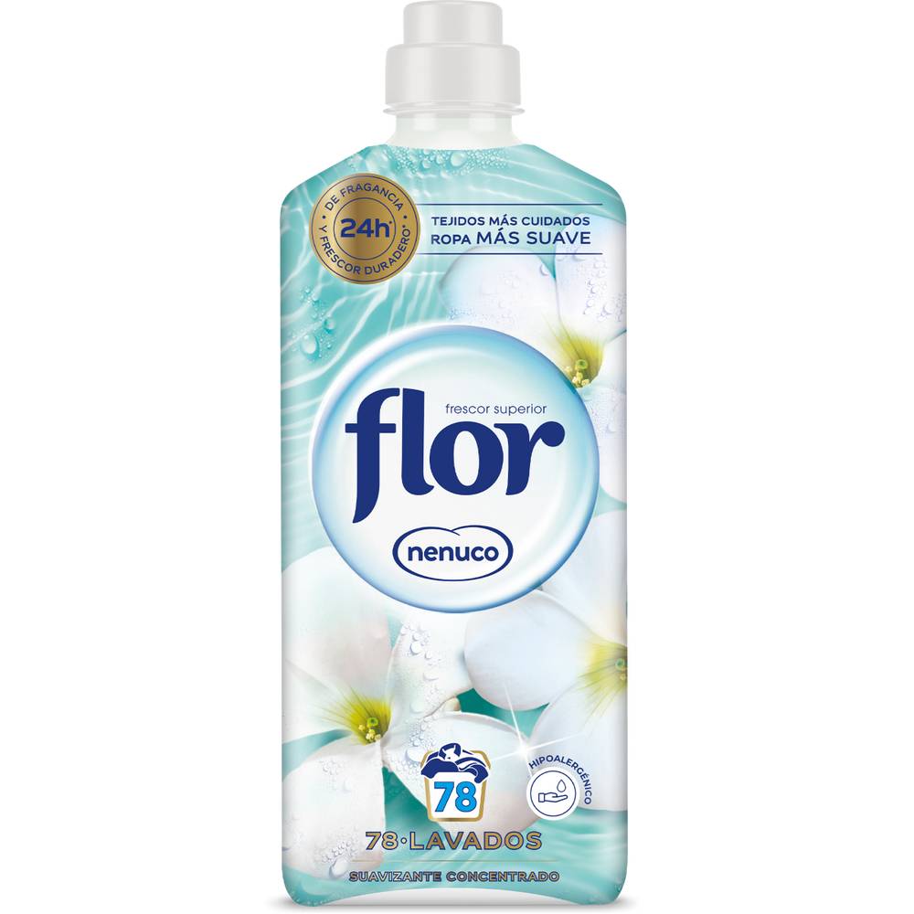 Suavizante concentrado FLOR nenuco botella 64 lv