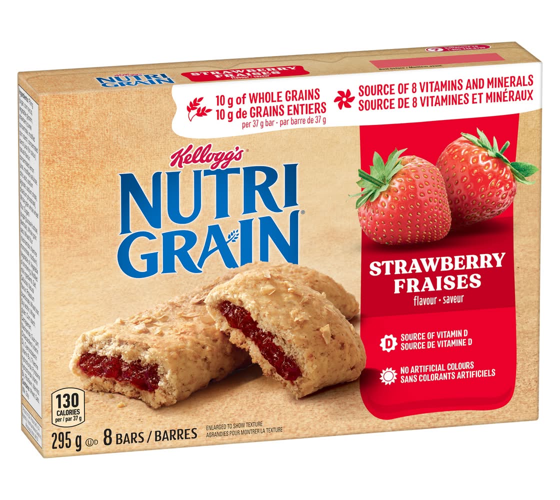 Nutri-Grain Cereal Bars, Strawberry Fraises (295 g, 8 ct)