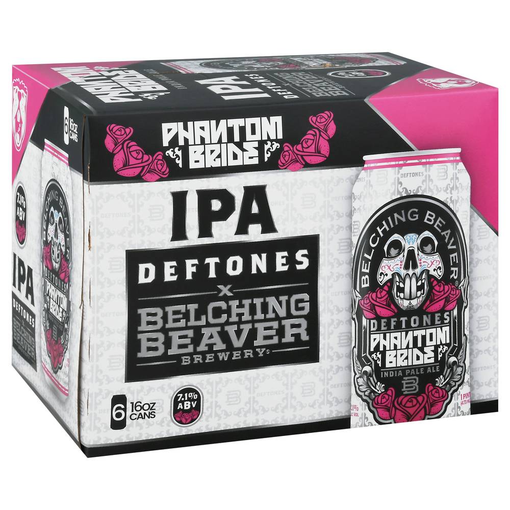 Belching Beaver Brewery Phantom Bride Ipa Beer (6 x 16 oz)
