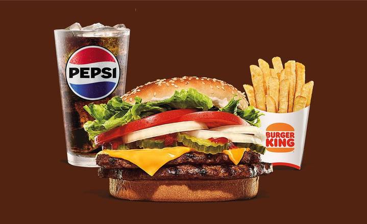 Combo Whopper Doble con Queso