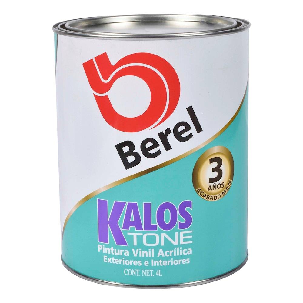 Berel pintura kalos tone blanco mate (lata 4 l)