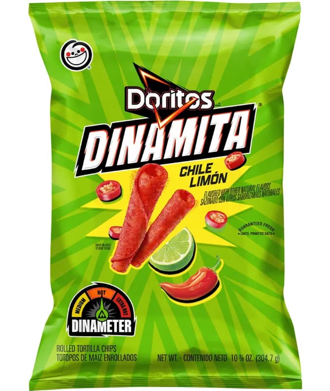 Doritos Rolled Tortilla Dinamita Chile Limon