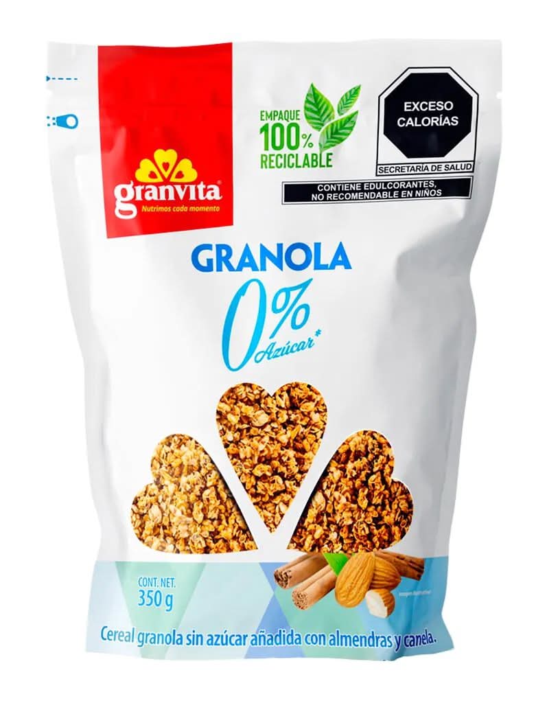Granvita · Granola con almendras 0% azúcar (350 g)