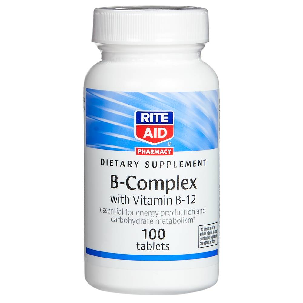 Rite Aid B-Complex With Vitamin B-12 Tablets