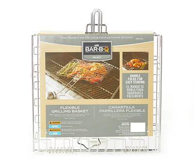 Mr. Bar-B-Q Grilling Basket With Folding Handle