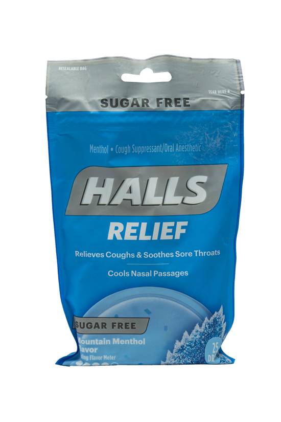 HALLS Relief - Sugar Free Mountain menthol 1 PCK